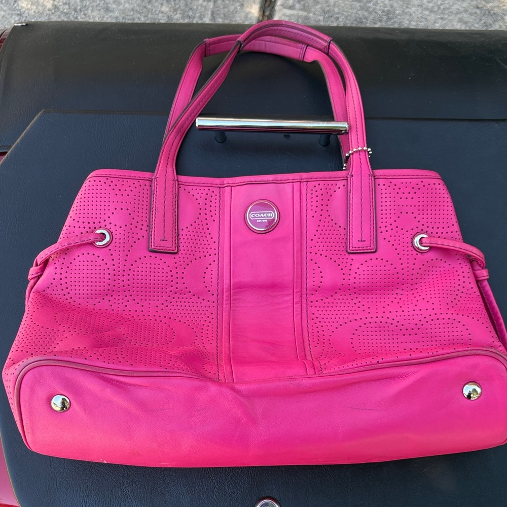 Coach Fuchsia Shoulder Bag